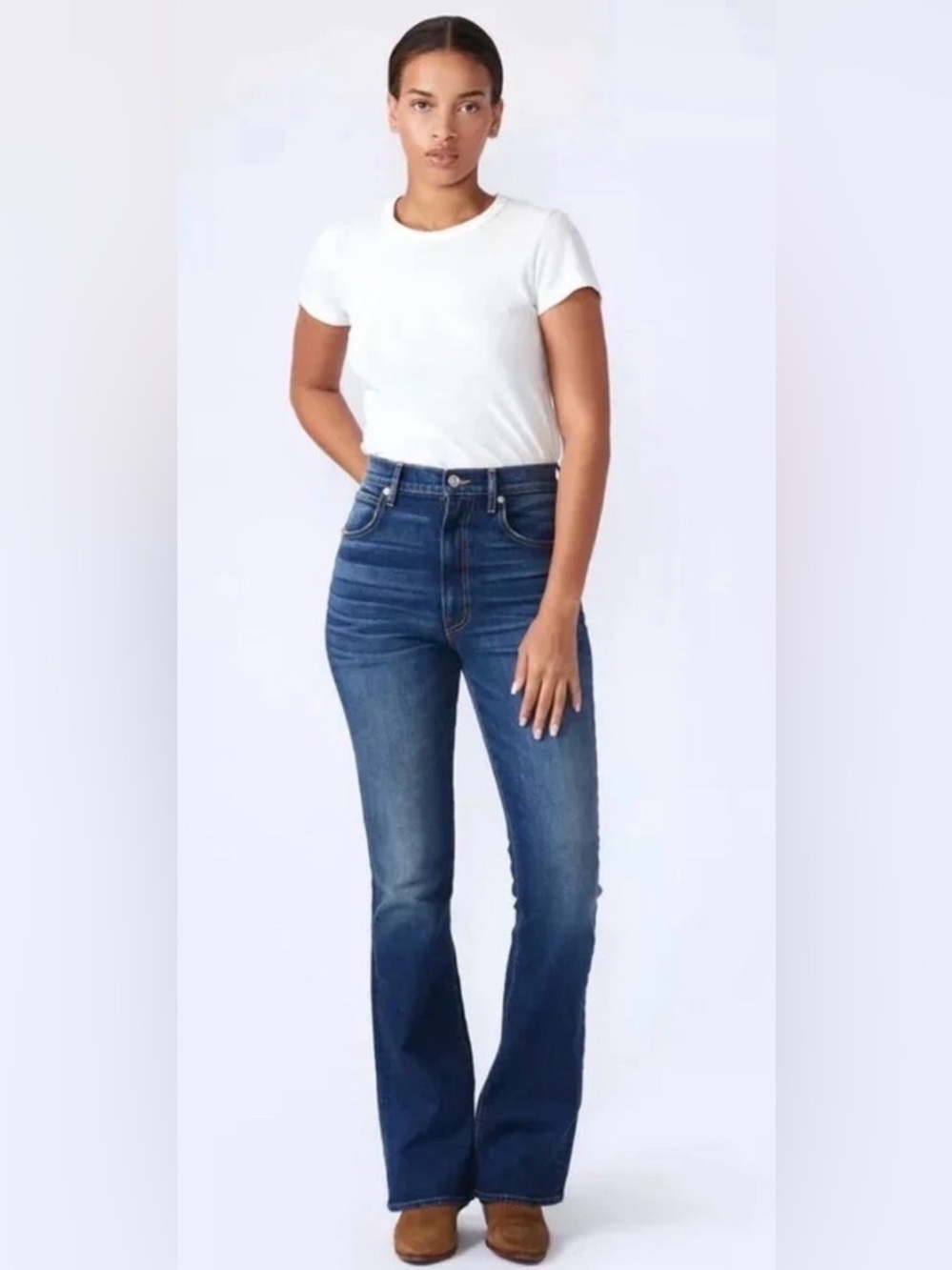 SLVRLAKE High-Rise Flared Jeans Charlotte NWOT